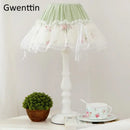 GobekUsa Korean Lace Princess Table Lamp for Kids Room, Bedroom, Bedside - Modern Light