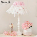 GobekUsa Korean Lace Princess Table Lamp for Kids Room, Bedroom, Bedside - Modern Light