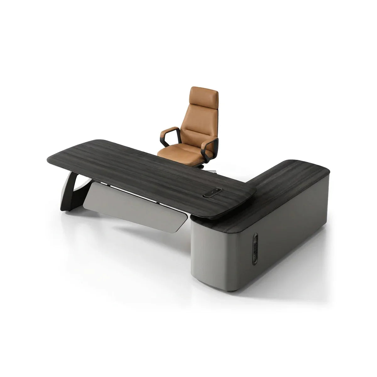 Veris · Modern L-Shaped Executive Desk