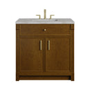 James Martin Bellshire 36" Single Bathroom Vanity, Honey Oak