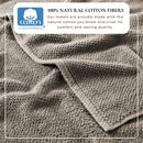 Cotton Textured Bath Towel Set - Acacia Collection by Great Bay Home