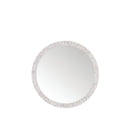 James Martin Callie 30" Mirror, White Mother of Pearl