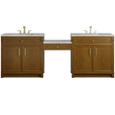 James Martin Bellshire 96" Double Bathroom Vanity, Honey Oak