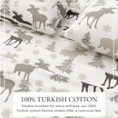 Turkish Cotton Flannel Sheet - Stratton Collection by Great Bay Home