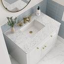 James Martin Chicago 36" Single Bathroom Vanity, Glossy White