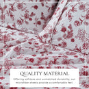 Watercolor Floral Sheet Set - Delia Collection by Great Bay Home