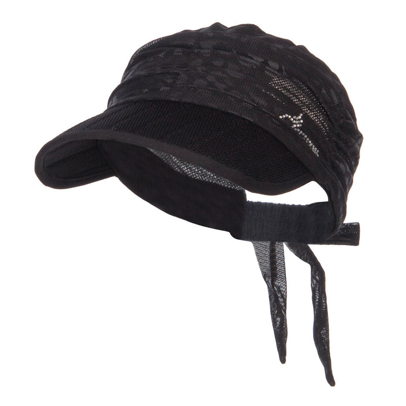 Wrinkle Roll Up Sun Scarf Visor