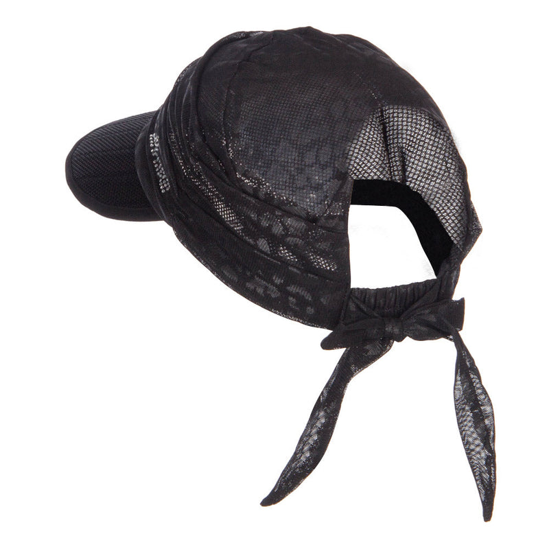 Wrinkle Roll Up Sun Scarf Visor