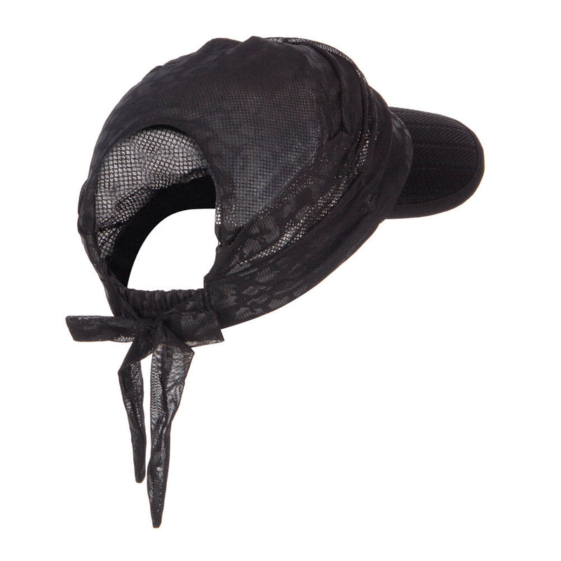 Wrinkle Roll Up Sun Scarf Visor