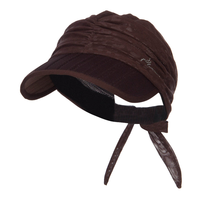 Wrinkle Roll Up Sun Scarf Visor