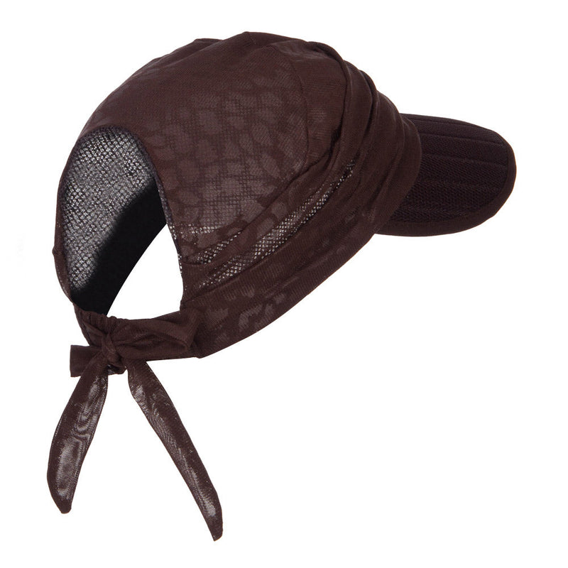 Wrinkle Roll Up Sun Scarf Visor