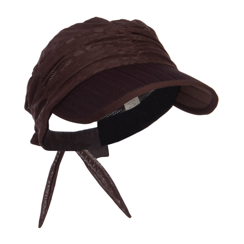 Wrinkle Roll Up Sun Scarf Visor