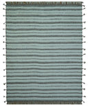 Krabi Contemporary Ivory And Brown Hand Knotted Wool Rug