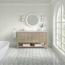 James Martin Breckenridge 60" Single Bathroom Vanity, Whitewashed Oak
