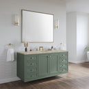 James Martin Chicago 60" Single Bathroom Vanity, Smokey Celadon