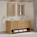 James Martin Solene 72" Double Bathroom Vanity, Seaside Oak