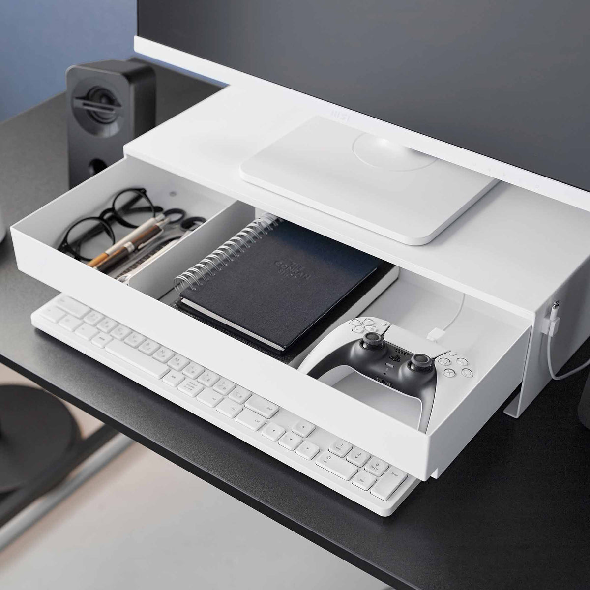 Monitor Stand With Drawer - Steel, photo 3 of 14