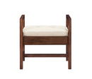 James Martin Addison 24.5" Bench, Mid-Century Acacia