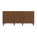 James Martin Lorelai 72" Double Bathroom Vanity, Mid-Century Walnut