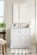 James Martin De Soto 36" Single Bathroom Vanity, Bright White