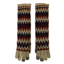 16 Inches Knit Texting Zig Zag Glove