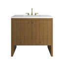 James Martin Hudson 36" Single Bathroom Vanity, Honey Oak