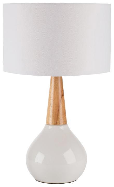 Wolf Modern White Table Lamp