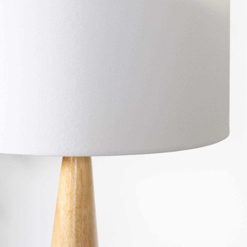 Baugo White Ceramic Table Lamp