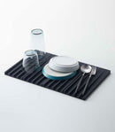 Folding Dish Drainer Mat & Trivet - Silicone by Yamazaki Home