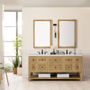James Martin Breckenridge 72" Double Bathroom Vanity, Light Natural Oak