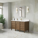 James Martin Brittany 60" Single Bathroom Vanity, Pecan