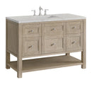 James Martin Breckenridge 48" Single Bathroom Vanity, Whitewashed Oak