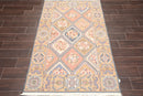 3'10"x5'10" Hand Knotted 100% Wool Reversible Area Rug