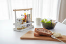 Tabletop Storage Caddy - Steel + Wood by Yamazaki Home
