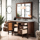 James Martin Addison 60" Single Bathroom Vanity, Mid-Century Acacia