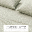 Turkish Cotton Flannel Sheet Set - Winter Floral Collection by Great Bay Home