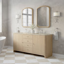James Martin Gracyn 72" Double Bathroom Vanity, Coastal Driftwood