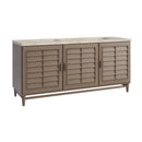 James Martin Portland 72" Double Bathroom Vanity, Whitewashed Walnut