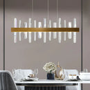 GobekUsa Kyala - Modern Rectangle Gold  Crystal Chandelier