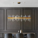 GobekUsa Kyala - Modern Rectangle Gold  Crystal Chandelier