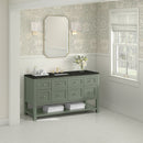 James Martin Breckenridge 60" Single Bathroom Vanity, Smokey Celadon