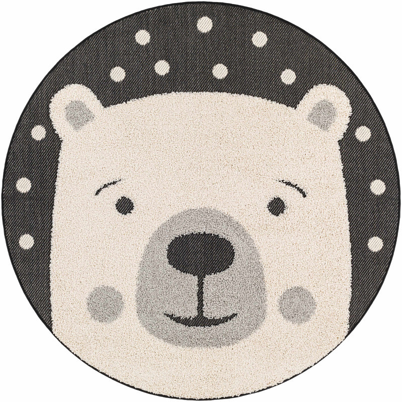 Kids Bear Round Nursery Rug