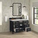 James Martin Lorelai 48" Single Bathroom Vanity, Black Onyx