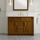 James Martin Bellshire 48" Single Bathroom Vanity, Honey Oak