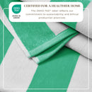 Cotton Velour Cabana Stripe Beach Towel - Novia Collection