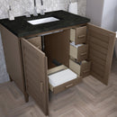 James Martin Portland 36" Single Bathroom Vanity, Whitewashed Walnut