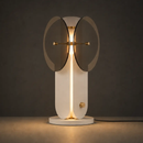Trilume Smoke Grey Glass Lamp by Interior Moderna