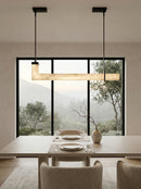 L-Shaped Linear Alabaster Pendant Lamp