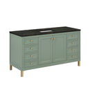 James Martin Chicago 60" Single Bathroom Vanity, Smokey Celadon