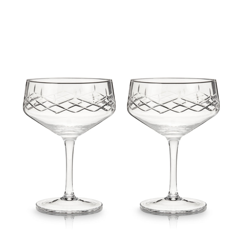 Admiral Crystal Coupe Glasses